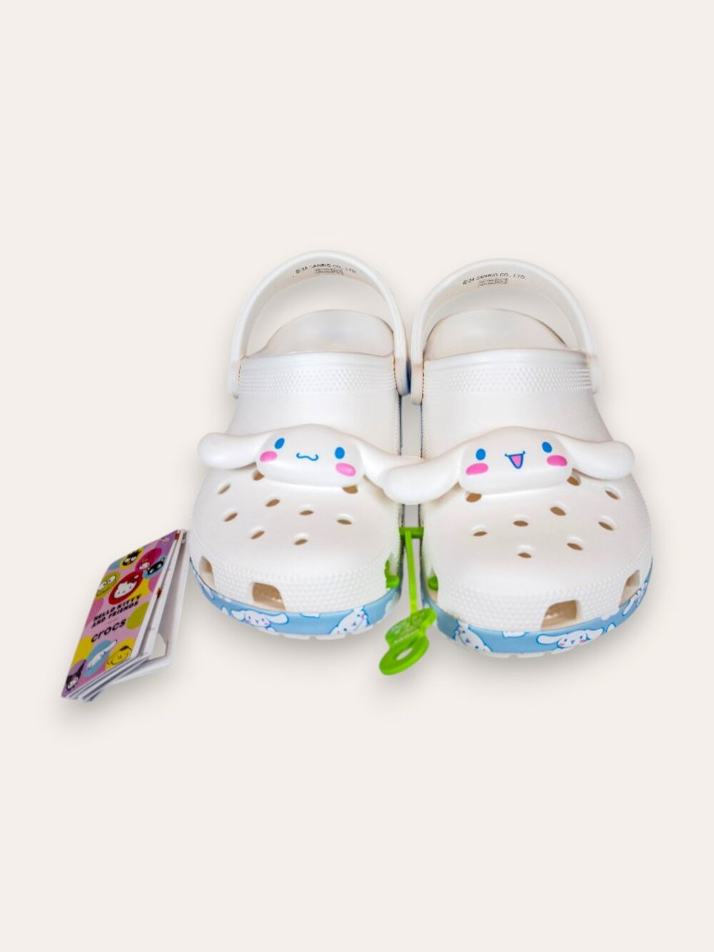 Crocs Cinnamoroll Classic Clog White Blue Men 8 Womens 10 NWT